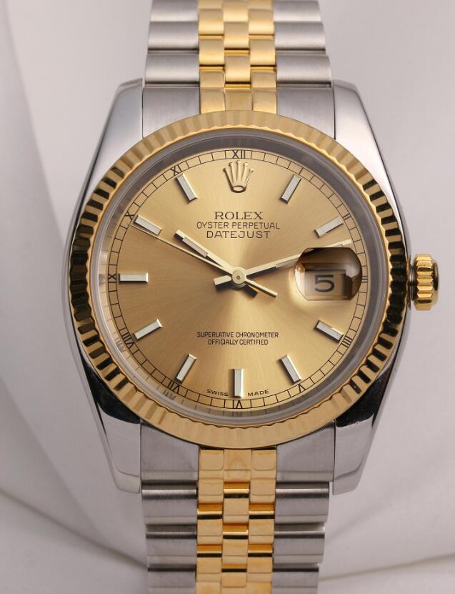Rolex has maximized the beauty of the steel and gold combination.